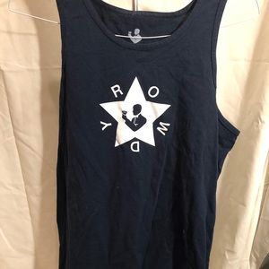 Rowdy gentleman tank top navy size L
